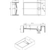 U50 wastafel Just-Solid 50x30x15cm