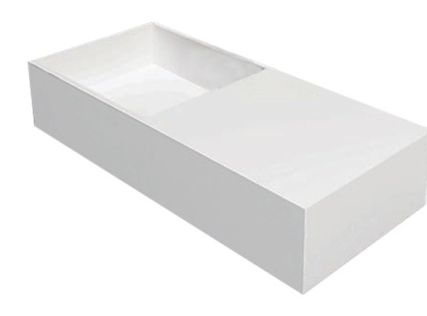 N75 wastafel Just-Solid 75x33x15cm