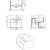 Buq-30 fontein Just-Solid 32.5x32.5x25cm z/kraangat