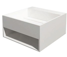 HQ-500 wastafel Just-Solid 50x50x25cm
