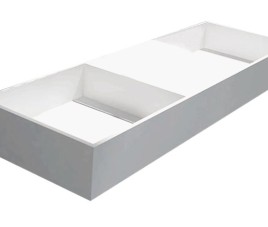 Dubbel-120 wastafel Just-Solid 120x40x15cm