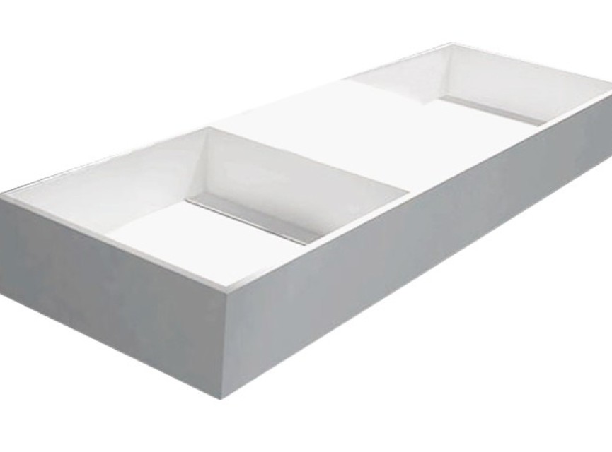 Dubbel-120 wastafel Just-Solid 120x40x15cm