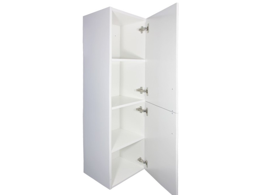 Lours half-hoge kolomkast L en R 120x35x30 cm glans-wit