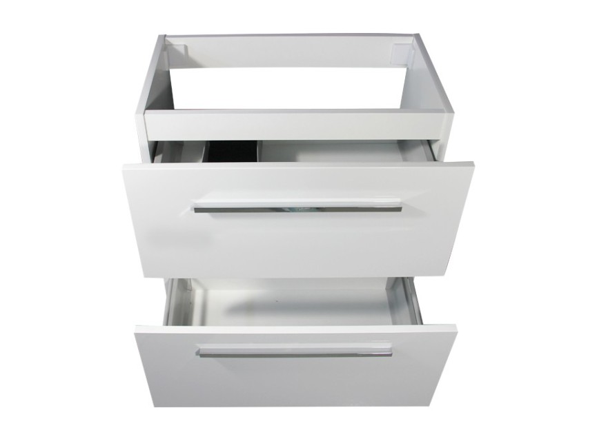 Slim onderkast zonder wastafel 60 cm (ondiep) 35 cm glans-wit