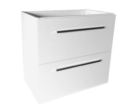 Slim onderkast zonder wastafel 60 cm (ondiep) 35 cm glans-wit