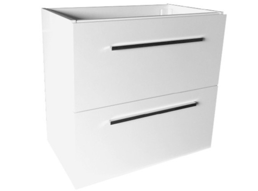 Slim onderkast zonder wastafel 60 cm (ondiep) 35 cm glans-wit