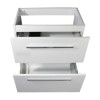 Slim onderkast zonder wastafel 80 cm (ondiep) glans-wit