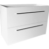 Slim onderkast zonder wastafel 80 cm (ondiep) glans-wit