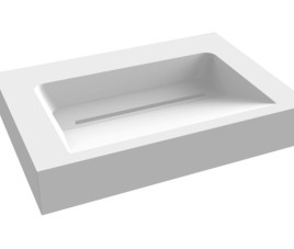 Indoor wastafel Just-Solid 60x46x13cm