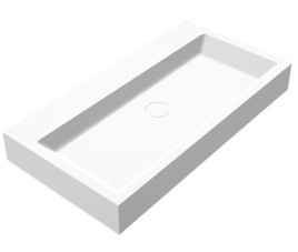 Opera-80 wastafel Just-Solid 80x42x10cm
