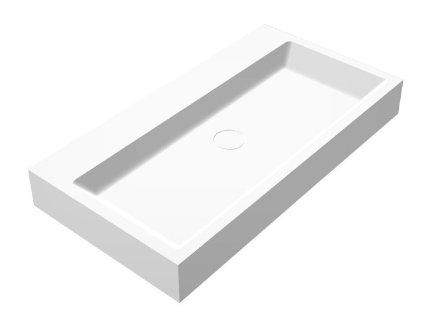 Opera-80 wastafel Just-Solid 80x42x10cm