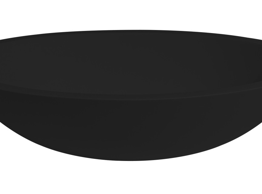 Epona-Black opbouw waskom Just-Solid 52 cm