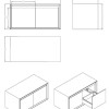 Horizon kast Just-Solid 80x40x40cm