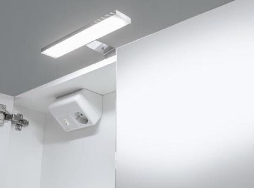 Happy MDF spiegelkast + verlichting 60x60cm