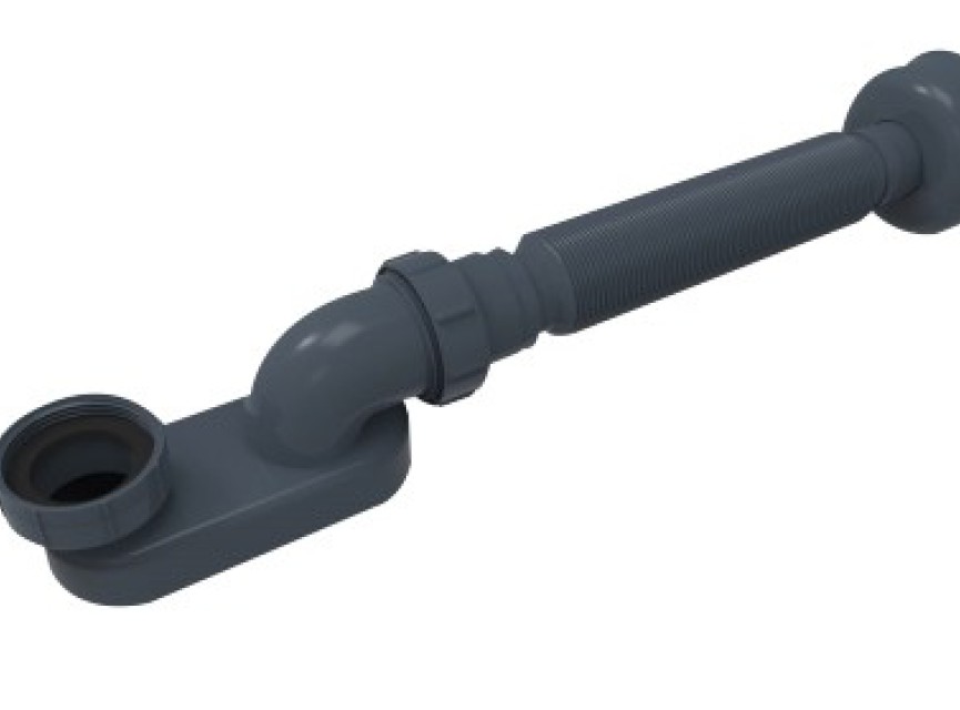 Prome flexibele bad-afvoer-sifon 1 1/2 x 915 mm