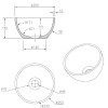 Isan fontein opbouwkom Just-Solid 25cm