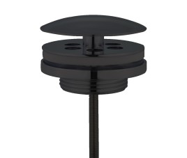 Low fontein afvoer plug Nero 5/4 mat-zwart