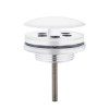 White Low fontein afvoer plug 5/4 mat-wit
