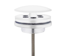 White Low fontein afvoer plug 5/4 mat-wit