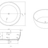 Cirkel vrijstaand bad Just-Solid diam:153 cm