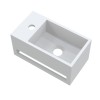 Mona-Links fontein incl.handdoekhouder Just-Solid 33x18x16cm