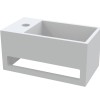 Mona-Links fontein incl.handdoekhouder Just-Solid 33x18x16cm