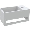 Mona-Rechts fontein incl.handdoekhouder Just-Solid 33x18x16cm