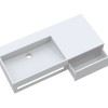 Spring wastafel + lade Just-Solid 90x40x17cm