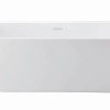 Silmo semi vrijstaand wandmodel bad 180x80x60cm