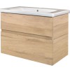 Quick-Greeploos meubel onderkast + wastafel 65 cm Halifax