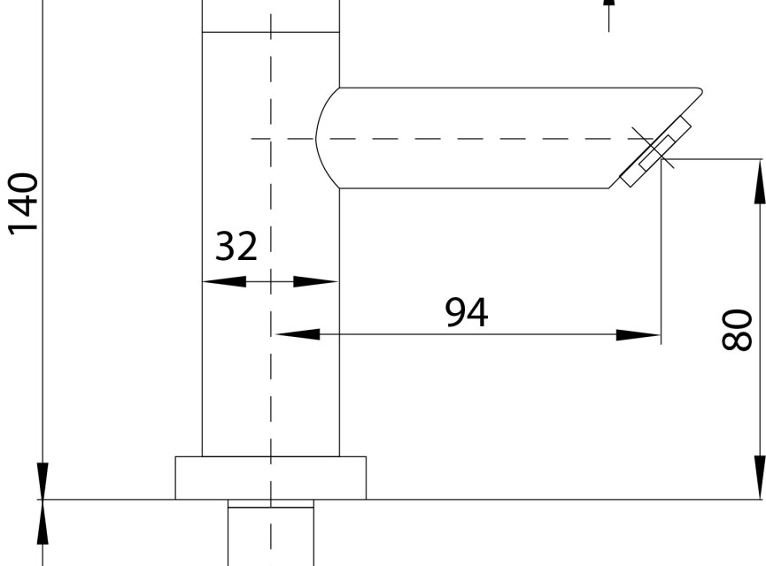 Hyma toiletkraan Bianco glans-wit