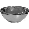 Ancona opbouw-waskom glans-zilver Ø=38cm H=16cm