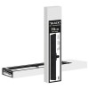 Black douchegoot met flens 70 cm zwart