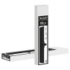 Black douchegoot met flens 90 cm zwart