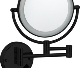 Black-Steiner wand cosmeticaspiegel incl. LED verlichting Nero mat-zwart