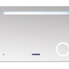 Spiegel Linet incl.klok en vergroting B=80 x H=70cm