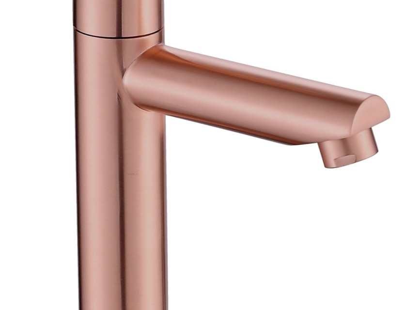Lyon toiletkraan rosé-mat-goud