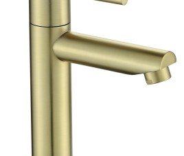Nancy toiletkraan mat-goud