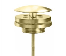 Nancy low fontein afvoer plug 5/4 mat-goud