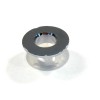 messing-verchroomd inzet/overloop ring (open) tbv.wastafel/kom