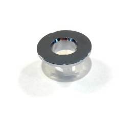 messing-verchroomd inzet/overloop ring (open) tbv.wastafel/kom