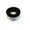 messing-mat-zwart inzet/overloop ring (open) tbv.wastafel/kom