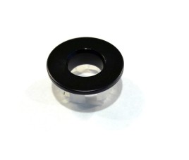 messing-mat-zwart inzet/overloop ring (open) tbv.wastafel/kom