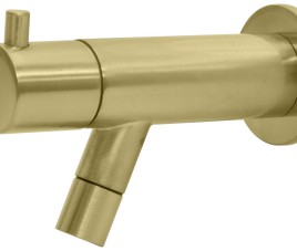 Spador-Nancy wand toiletkraan Mat-goud