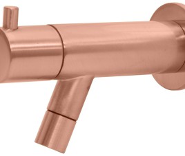 Spador-Lyon wand toiletkraan Rosé-mat-goud