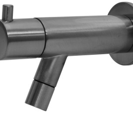 Spador-Moya wand toiletkraan Gunmetal
