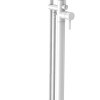 White vrijstaande badkraan H=112 cm mat-wit