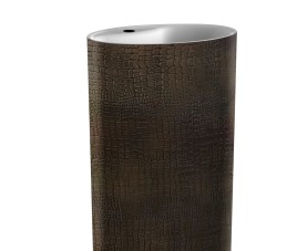 Wastafel-Staand + kraangat Color-Croco-Wash-First