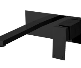 Inbouw Wandmengkraan Borno Nero Mat-Zwart
