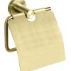 Nancy toiletrolhouder met klep mat-goud